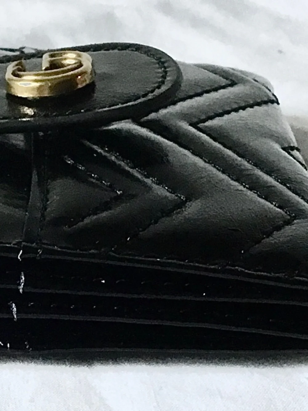 GUCCI SMAL BLACK UNISEX CARDS ORGANIZERS LEATHER WALLET